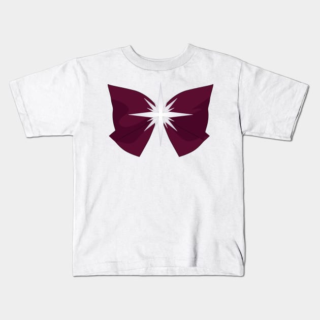 Sailor Saturn Bow Kids T-Shirt by vacreative